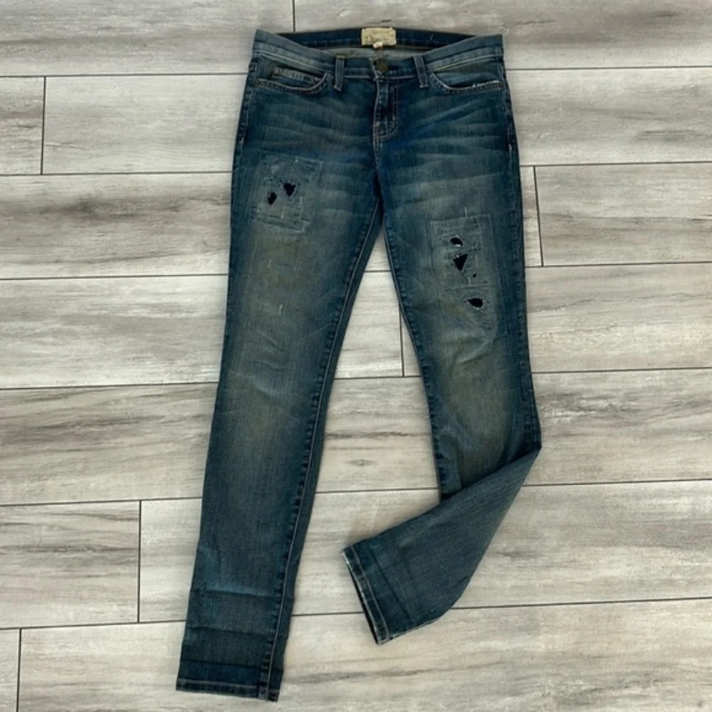 Current Elliott The ankle skinny Pixie repair size 26 jeans